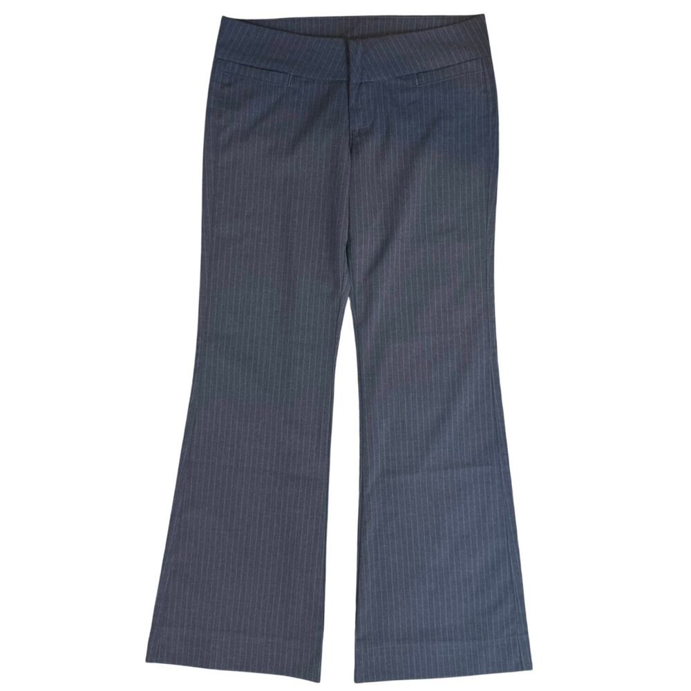 Brandy Melville J. Galt Flare Low-Rise Dress Pants Size Small Dark Gray